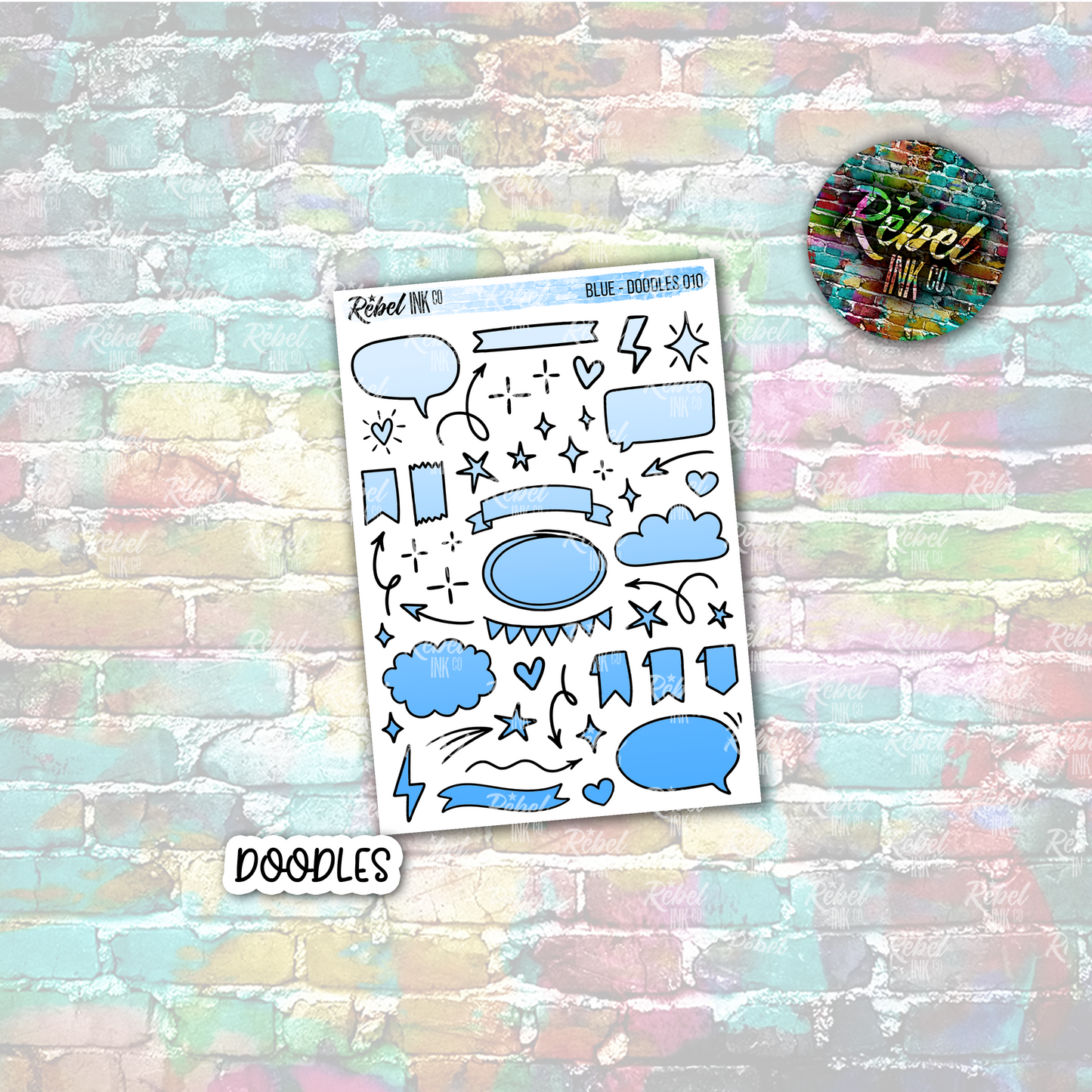 Blue - Doodles