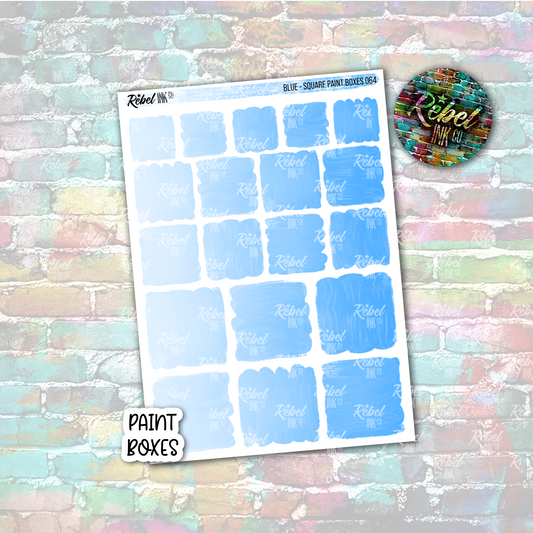Blue - Paint Square Boxes
