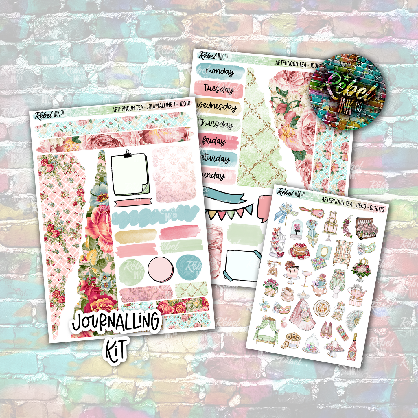 Afternoon Tea - Journalling Kit