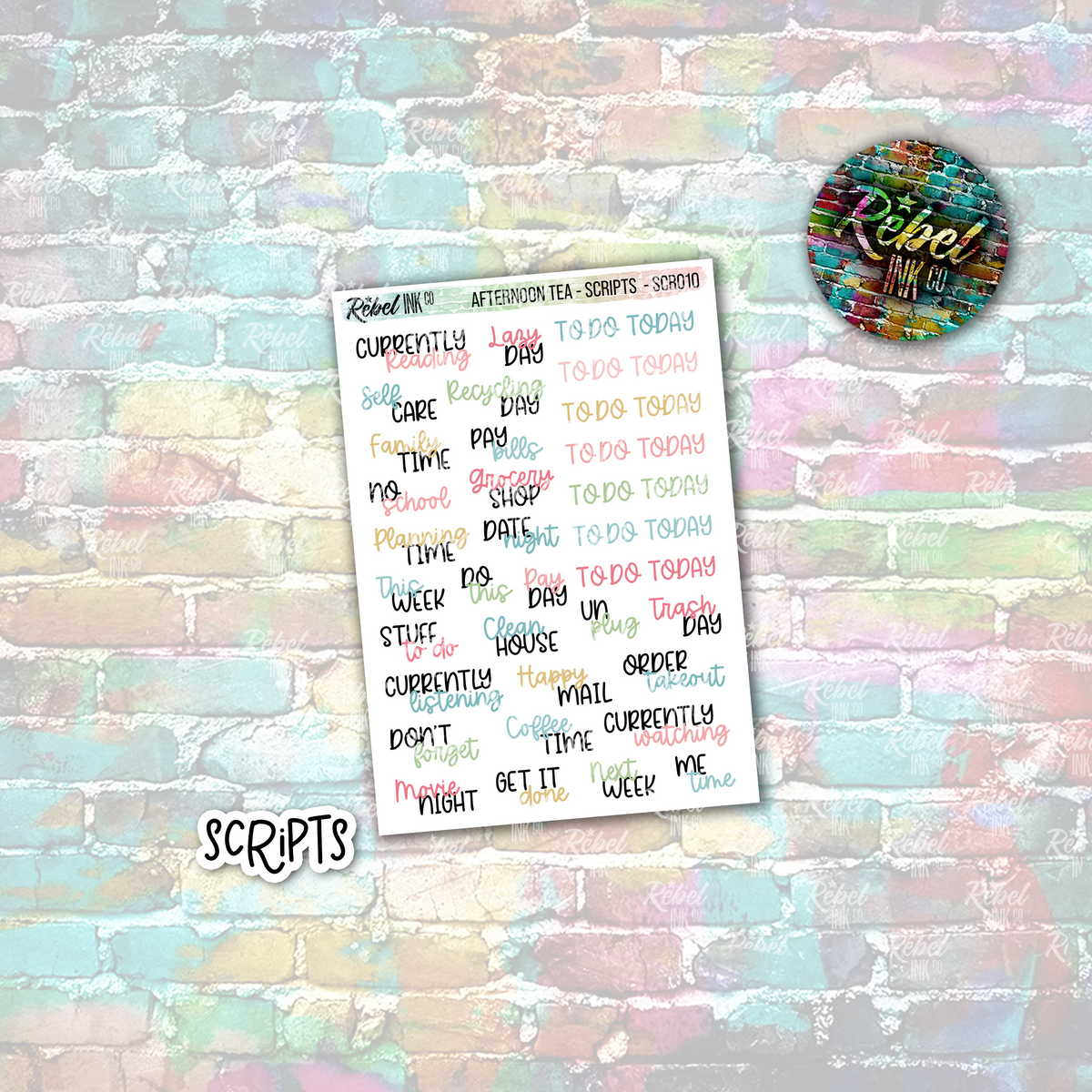Afternoon Tea - Scripts – rebelinkco