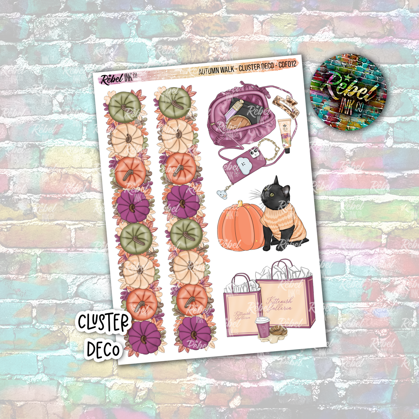 Autumn Walk - Cluster Deco Large