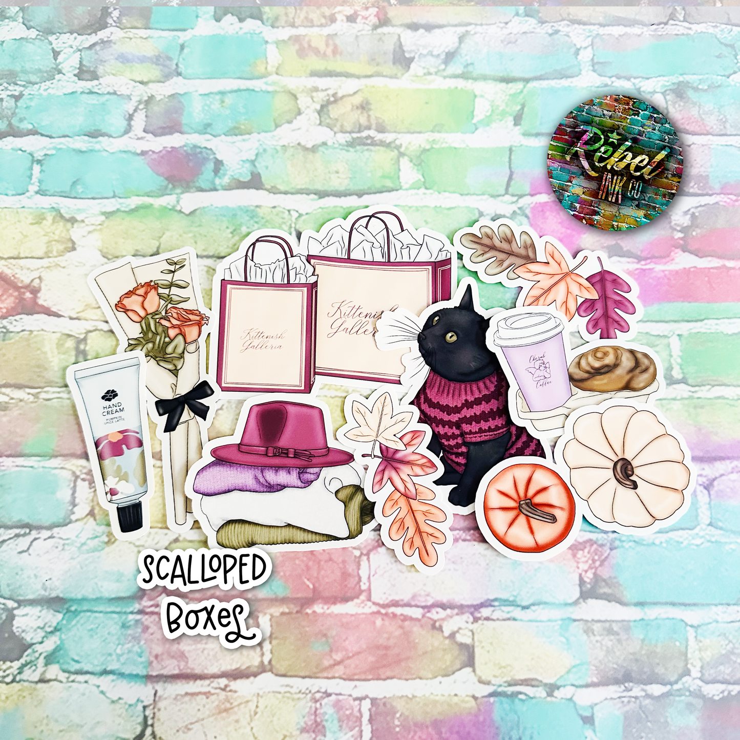 Autumn Walk - Die-cut Sticker Pack