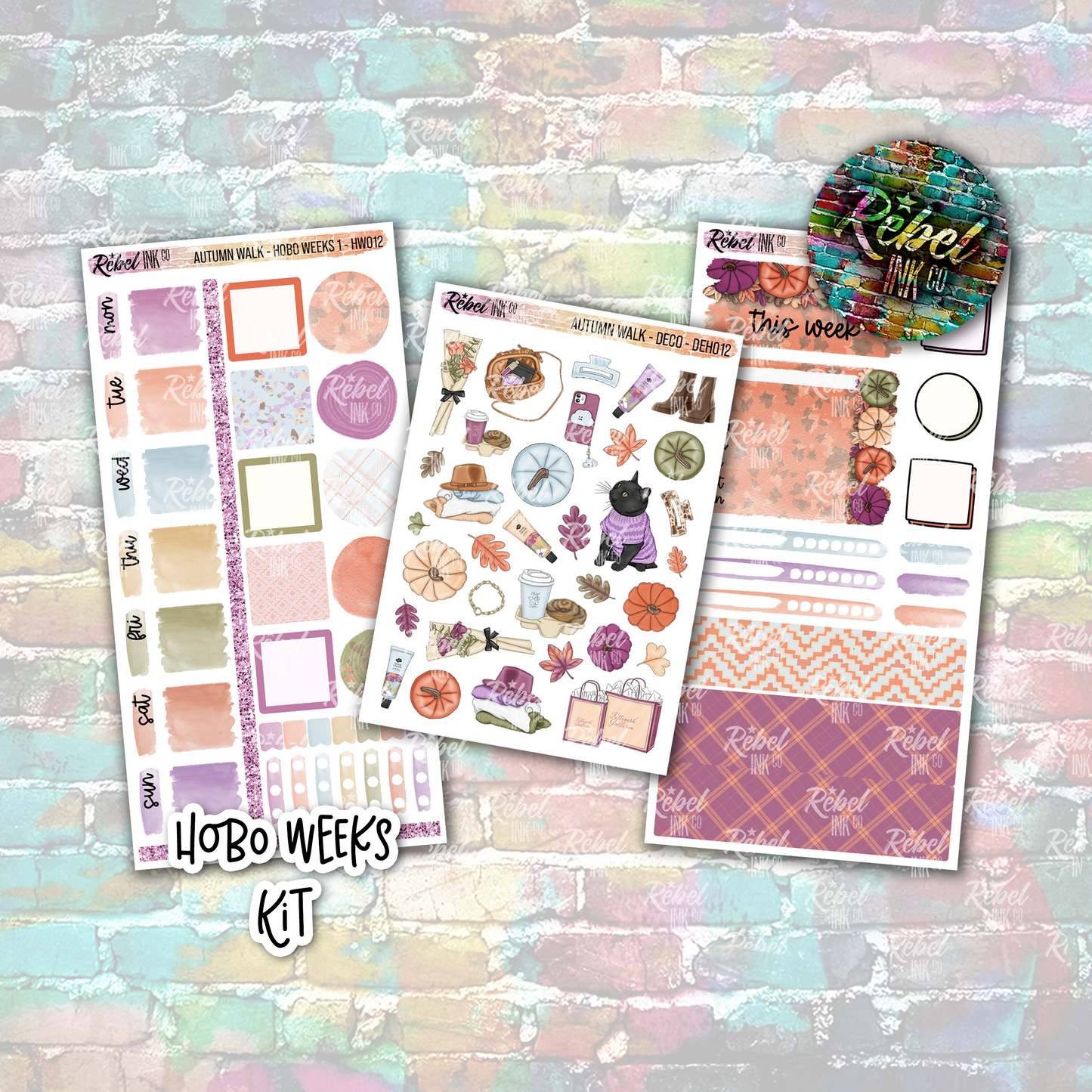 Autumn Walk - Hobo Weeks Kit