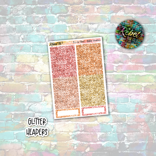 Boo-ho Chic - Glitter Headers