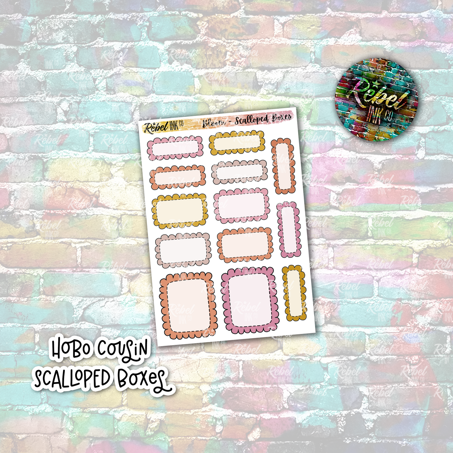 Bloom - Hobo Cousin Scalloped Boxes