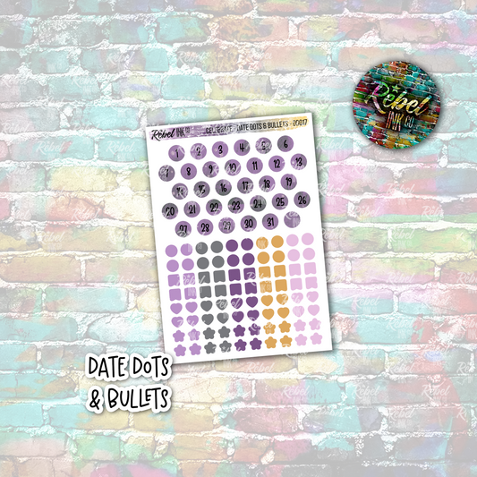 Celebrate - Date Dots & Bullets