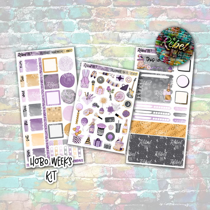 Celebrate - Hobo Weeks Kit – rebelinkco