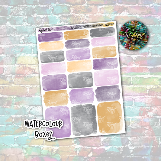 Celebrate - Watercolour Boxes Standard Vertical