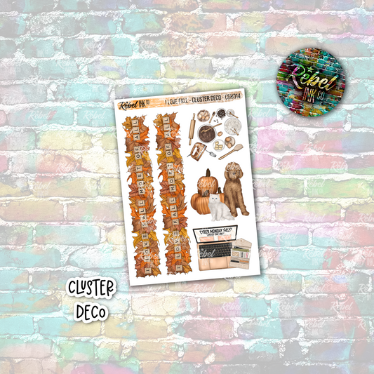 I Love Fall - Cluster Deco Small