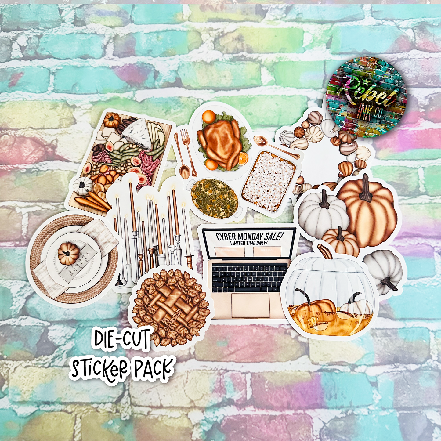 I Love Fall - Die-cut Sticker Pack