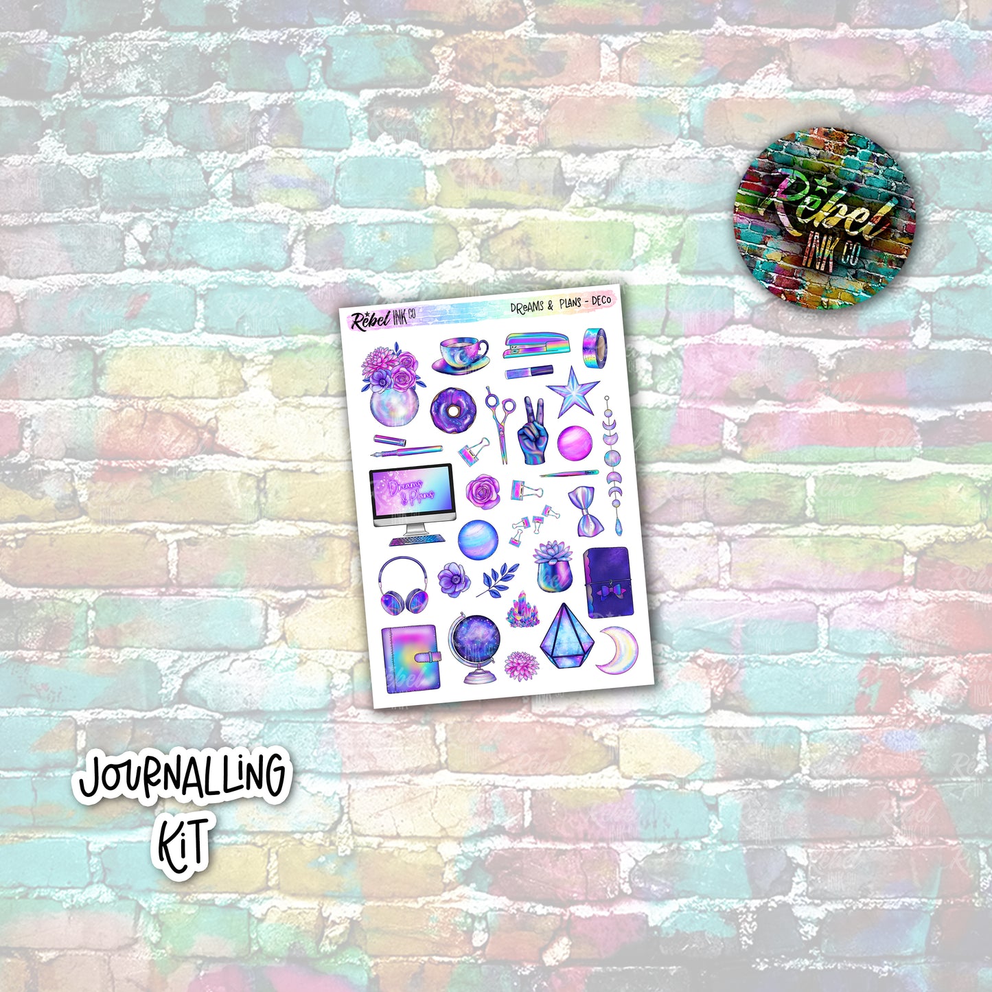 Dreams & Plans - Journalling Sticker Kit