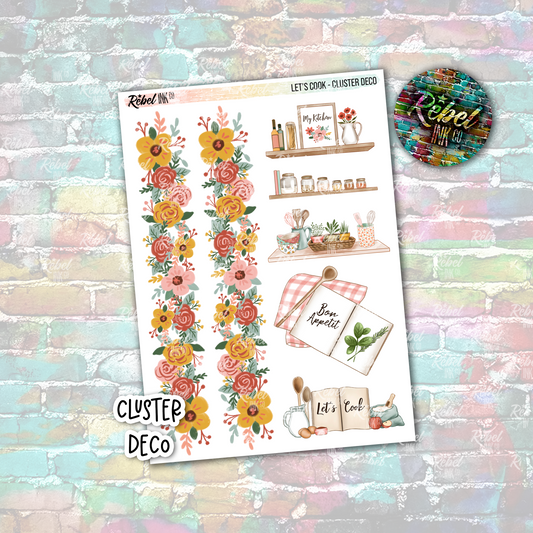 Let's Cook - Cluster Deco Large