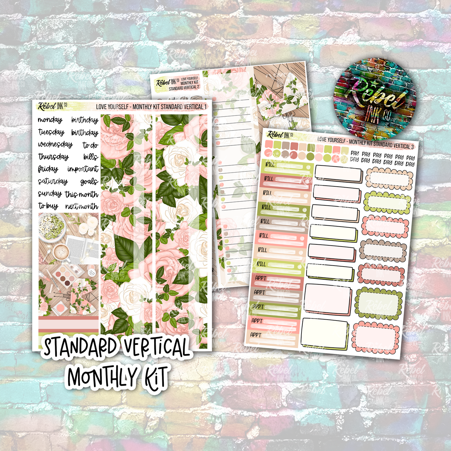 Love Yourself - Standard Vertical Monthly Kit