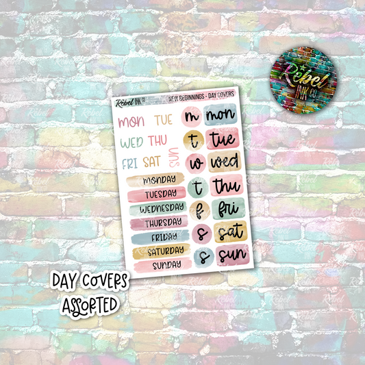 New Beginnings - Day Covers Assorted