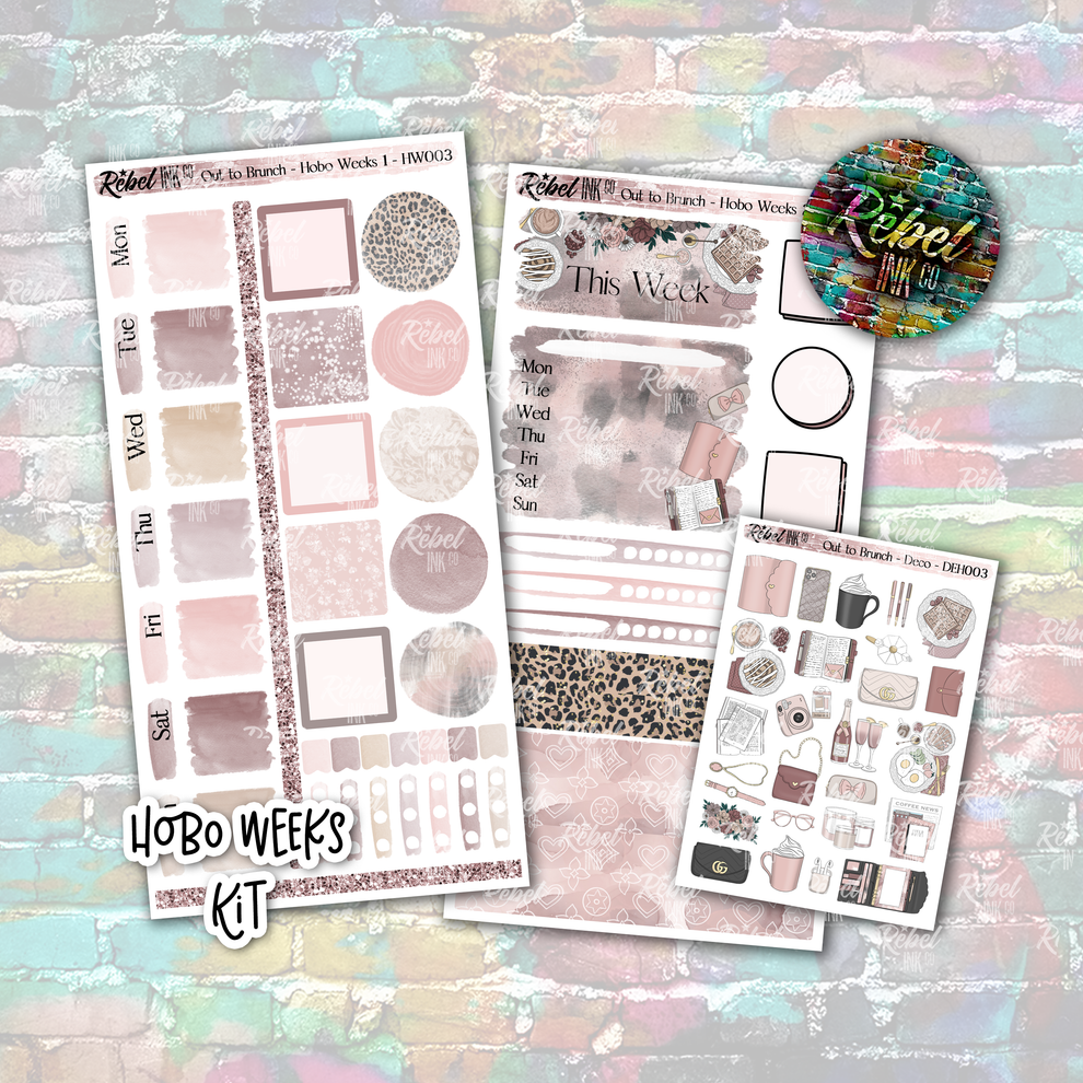 Out to Brunch - Hobo Weeks Kit – rebelinkco