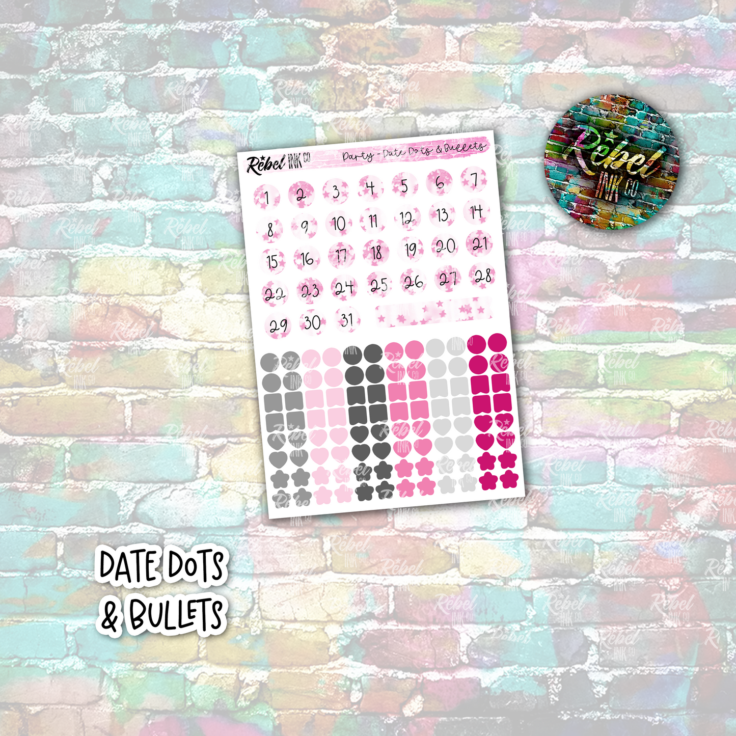 Party - Date Dots & Bullets