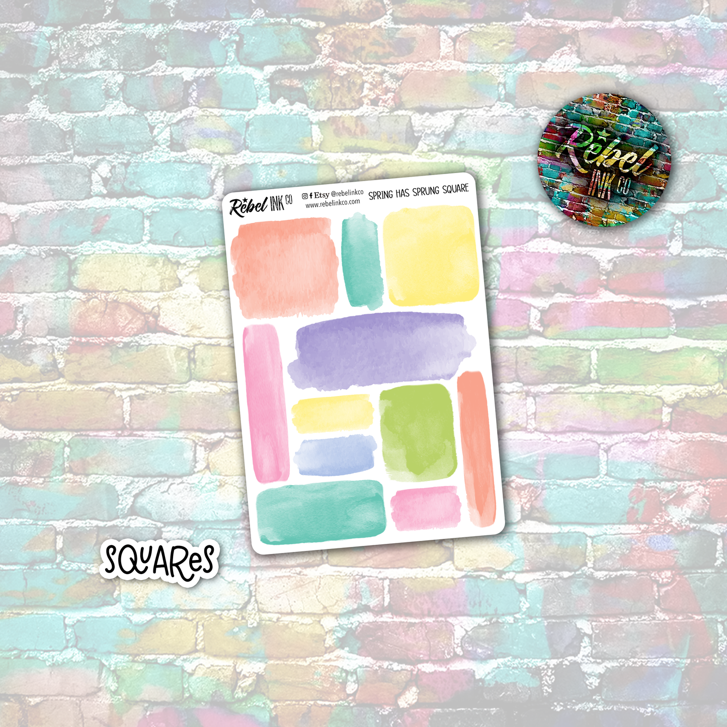 Spring Has Sprung - Squares