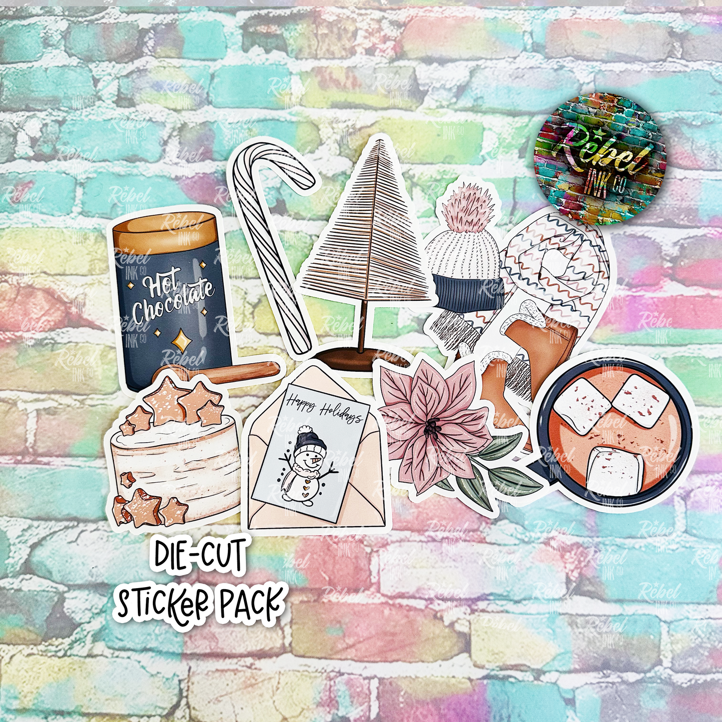 Seasonal Prep - Die-cut Sticker Pack