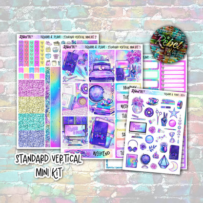 Dreams & Plans - Standard Vertical Planner Mini Sticker Kit