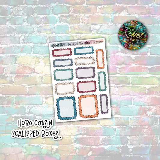 Sweater Weather- Hobo Cousin Scalloped Boxes