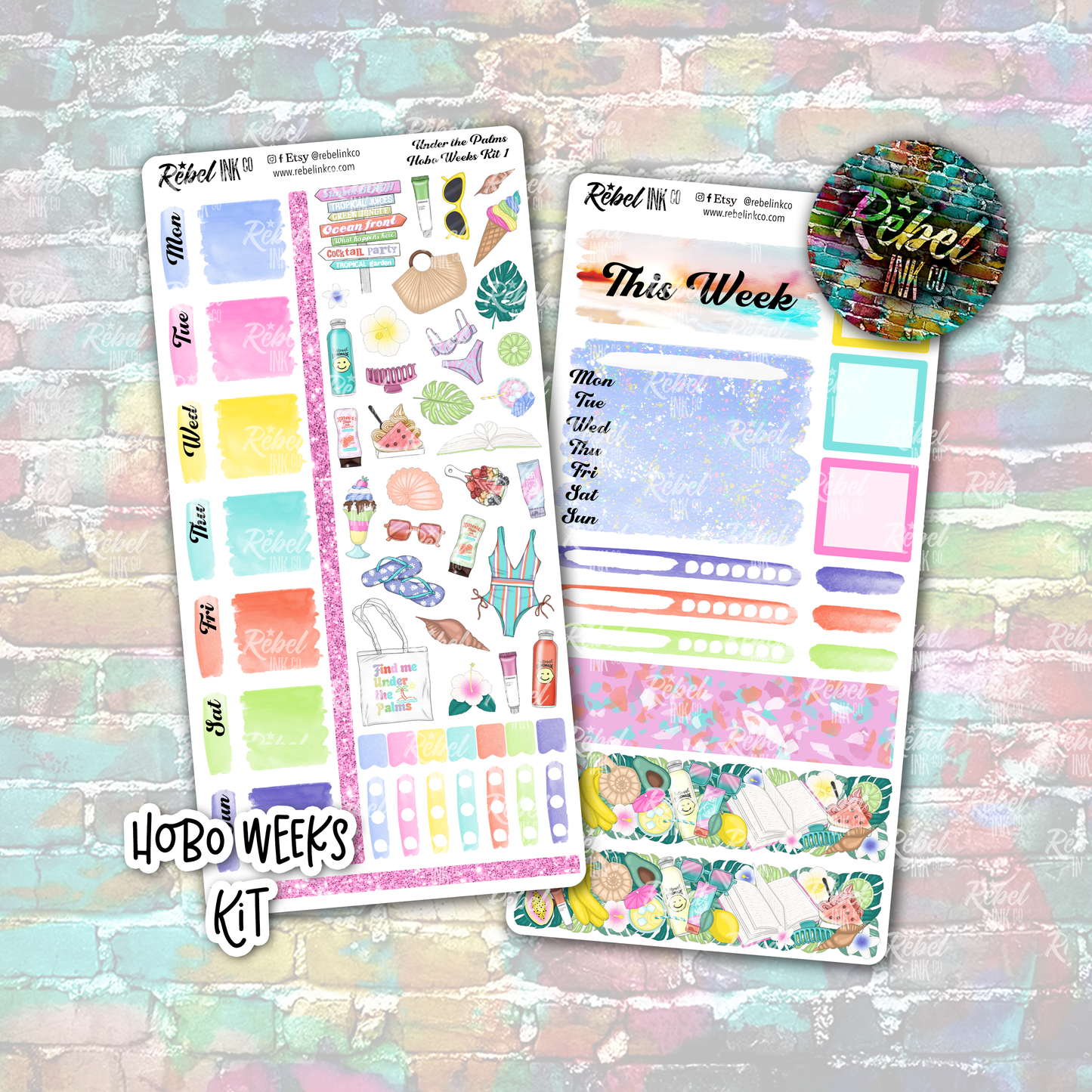 Under the Palms - Hobo Weeks Kit