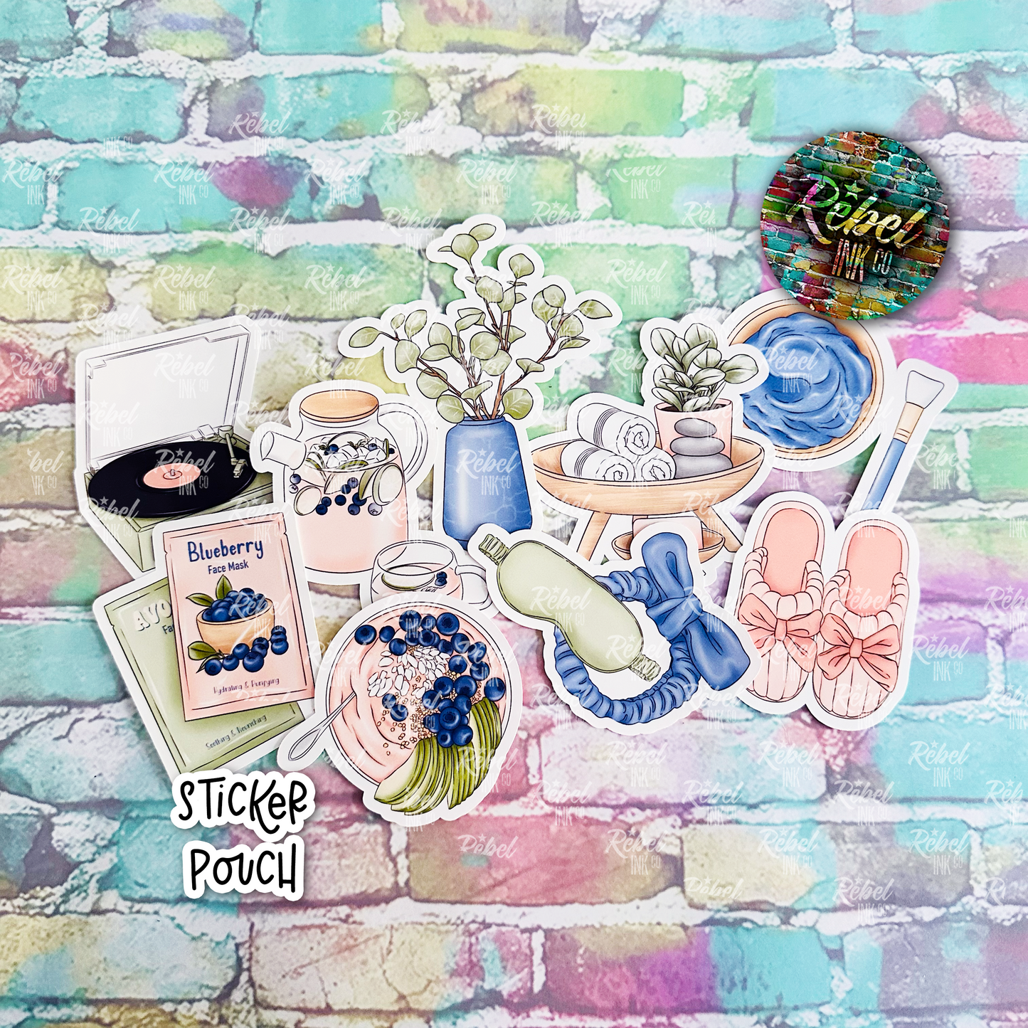 Unwind - Die-cut Sticker Pack