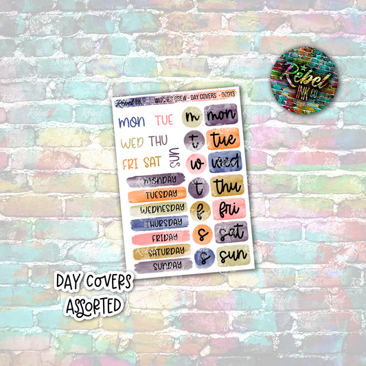Witches Brew - Day Covers Assorted