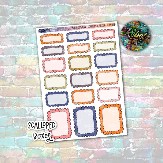 Witches Brew - Scalloped  Boxes Standard Vertical