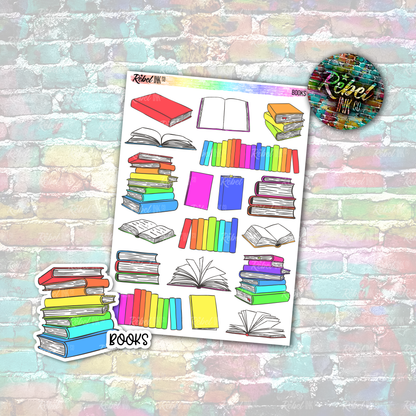 Book Deco Stickers