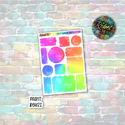 Bright Rainbow - Paint Boxes Multi