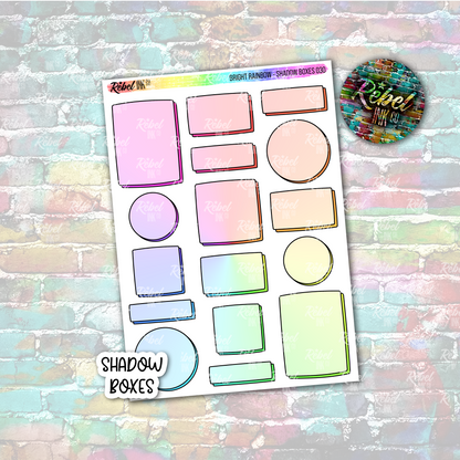 Bright Rainbow - Shadow Boxes Multi