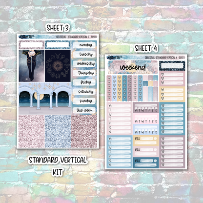 Celestial - Standard Vertical Planner Sticker Kit