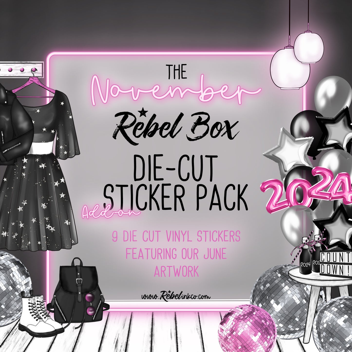 Die-cut Pack Rebel FOMO Box Add-on - November 2023