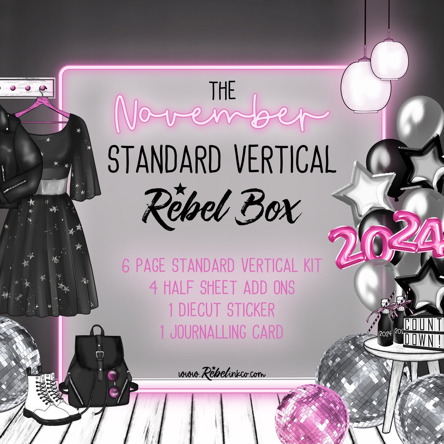 Standard Vertical Rebel FOMO Box - November 2023