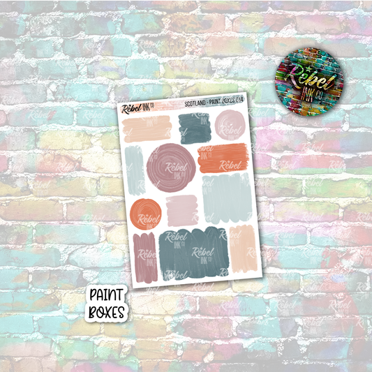 Scotland - Paint Boxes Multi Small