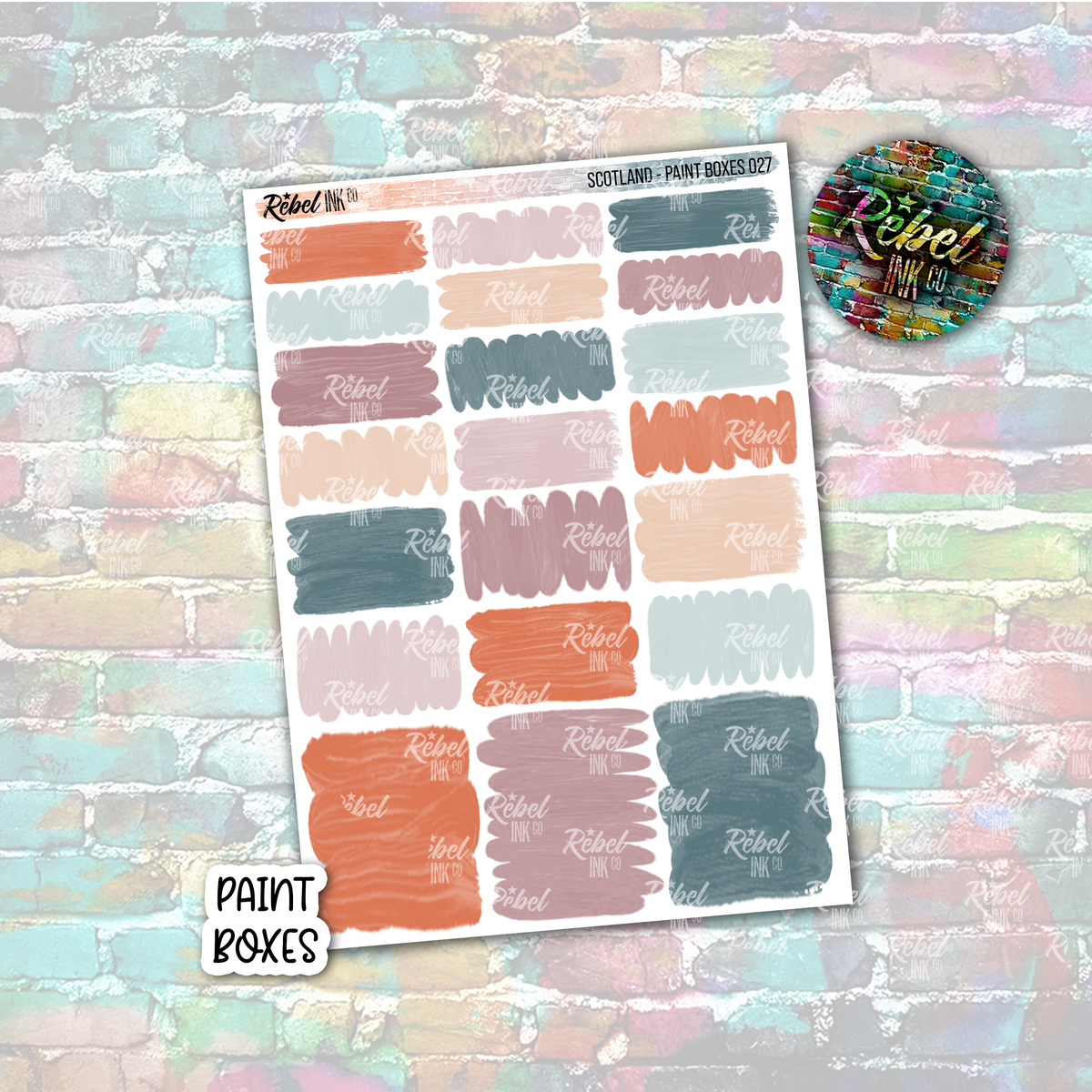 Scotland - Paint Boxes Standard Vertical – rebelinkco