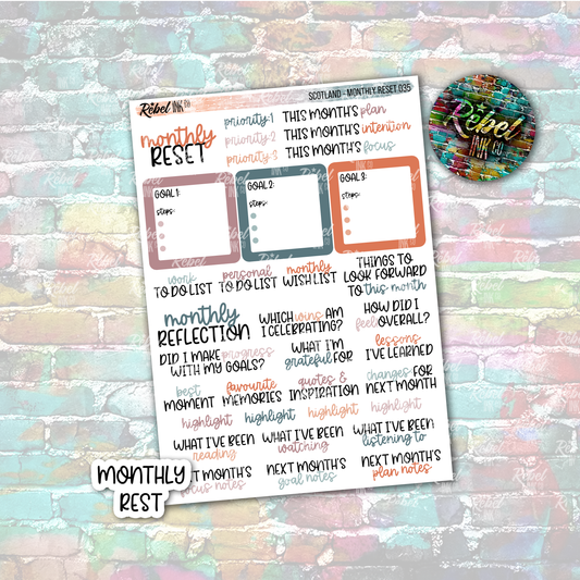 Scotland - Monthly Reset