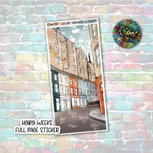 Scotland - Hobo Weeks Full Page Sticker