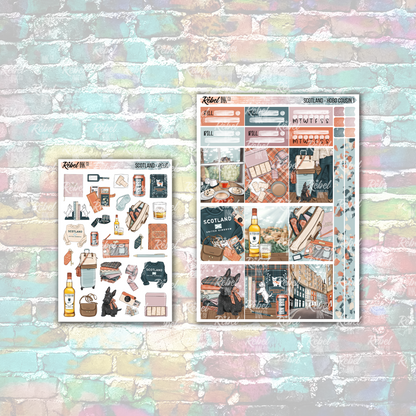 Scotland - Hobo Cousin Weekly Sticker Kit
