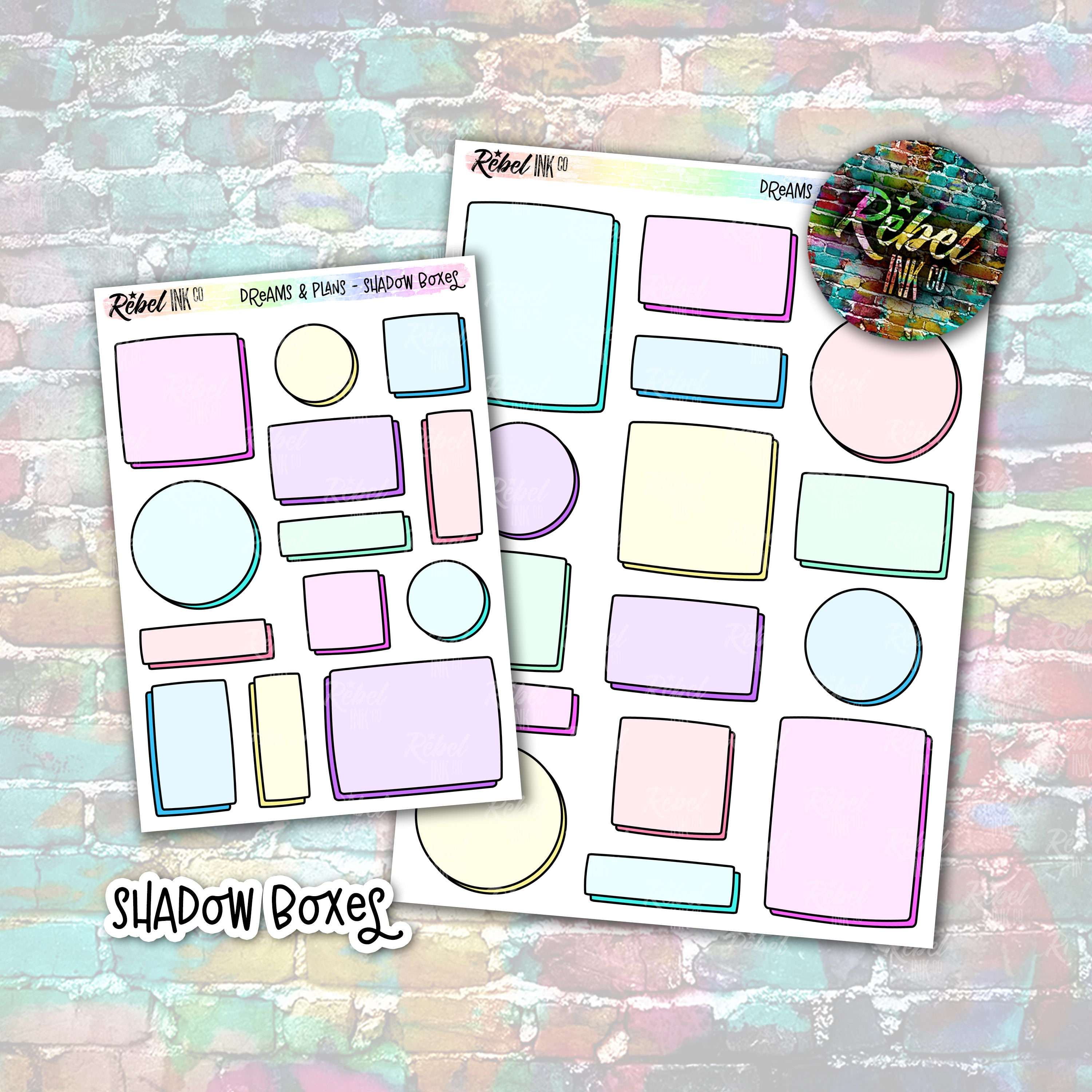 Dreams & Plans - Multi Shadow Boxes – rebelinkco