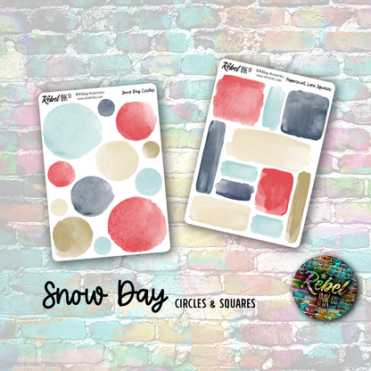 Snow Day - Standard Vertical Planner Sticker Kit