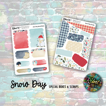 Snow Day - Standard Vertical Planner Sticker Kit