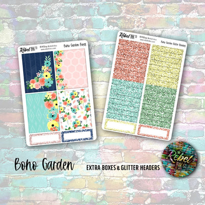 Boho Garden - Extra Boxes & Glitter Headers