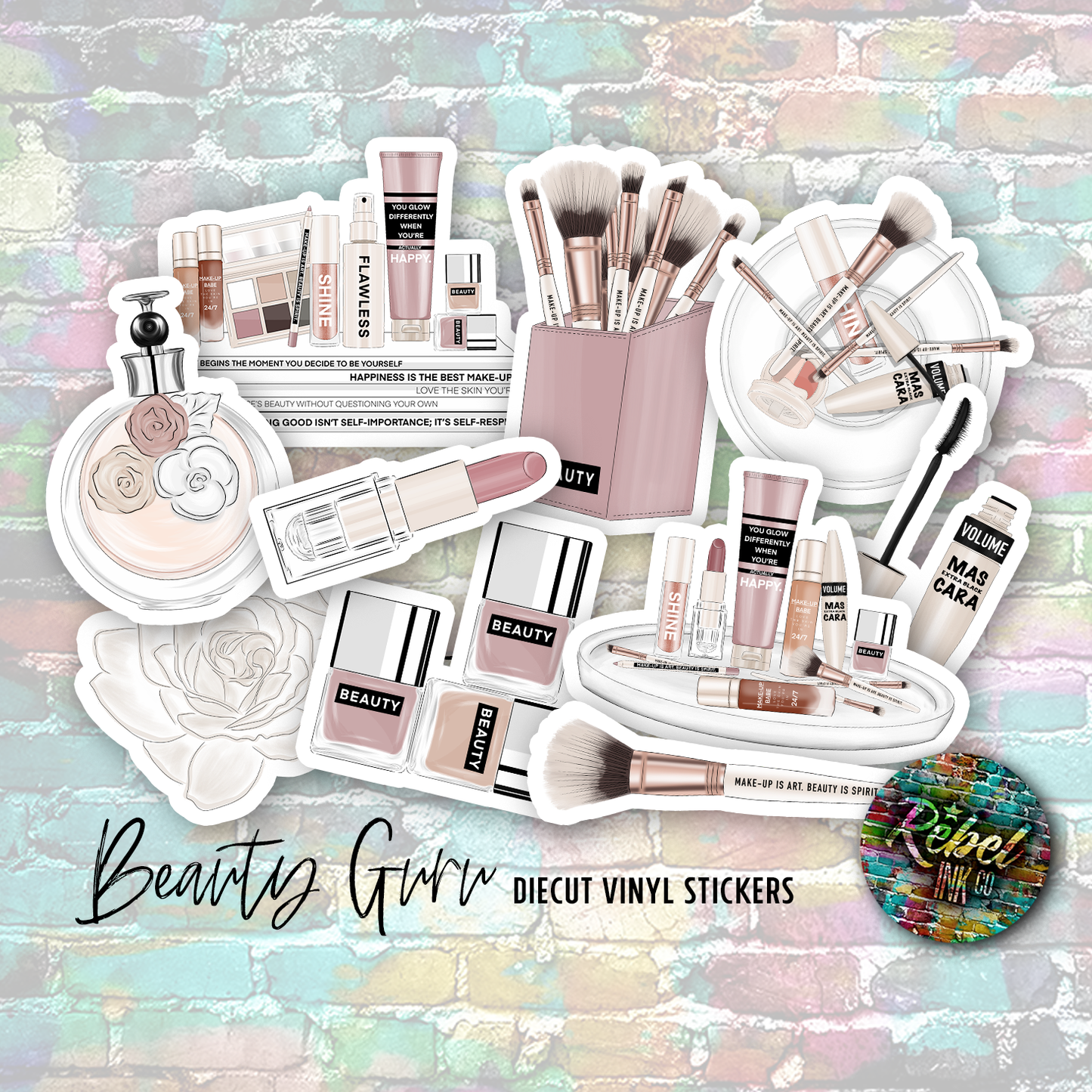 Beauty Guru - Vinyl Die-cut Sticker Pack
