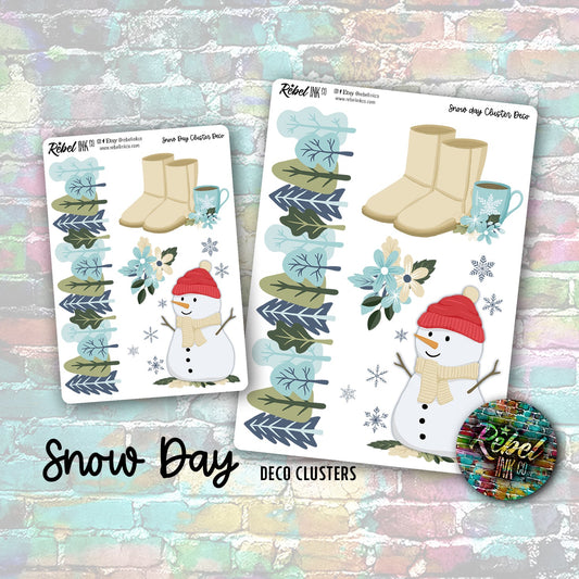 Snow Day - Deco Clusters - Small & Large