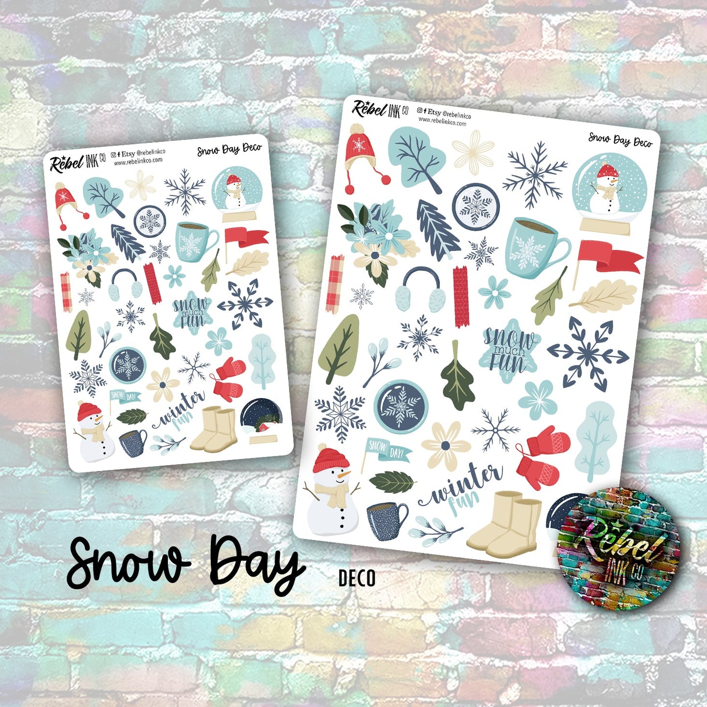 Snow Day - Deco - Small & Large