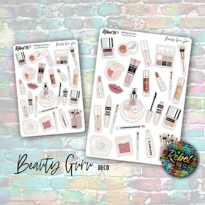 Beauty Guru - Standard Vertical Planner Sticker Kit