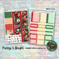 Merry & Bright - Standard Vertical Planner Sticker Kit