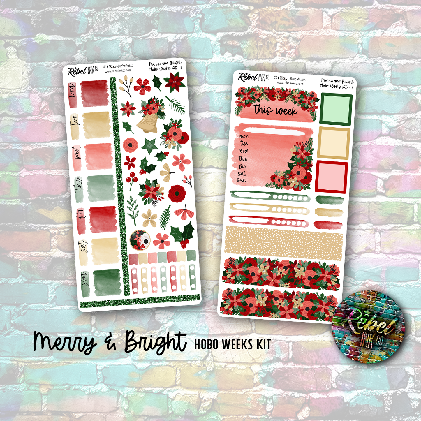 Merry & Bright - Hobo weeks Kit