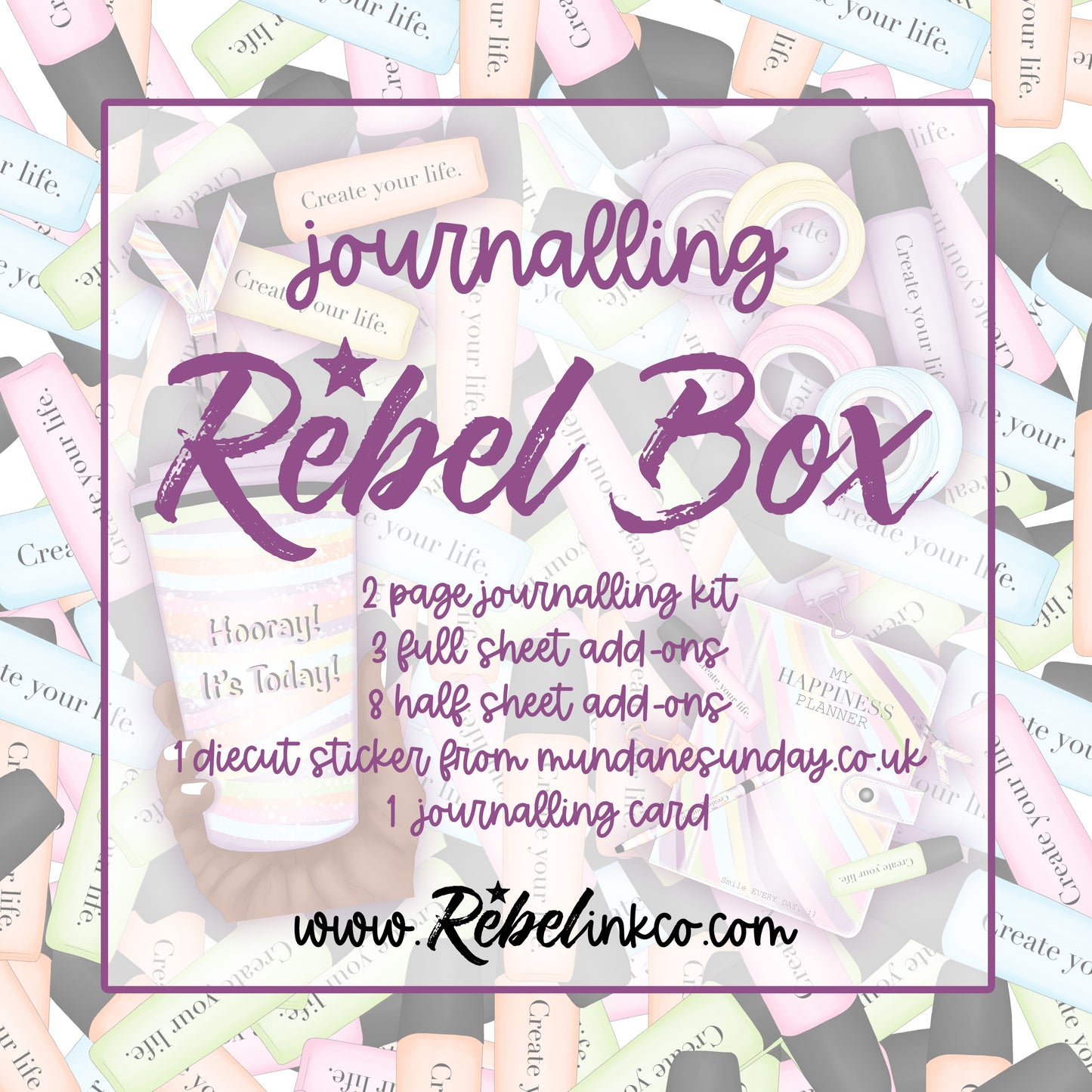 Journalling Rebel FOMO Box - August 2022